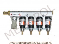 WTRYSKIWACZE - 4-cylindrowe -  - KEIHIN  100KW /pomarańcz/listwa