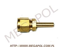 AKCESORIA - Złączki rury PCV -  - 1.Złączka prosta rury PCV6mm/Cu6