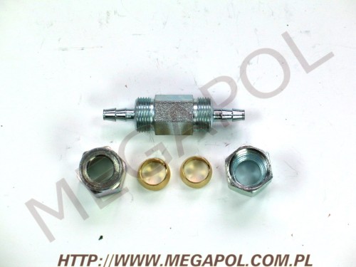 AKCESORIA - Złączki rury PCV -  - Złączka prosta rury PCV6/PCV6mm