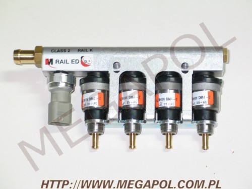 WTRYSKIWACZE - 4-cylindrowe -  - KEIHIN  100KW /pomarańcz/listwa