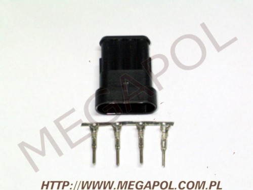 ELEKTRYKA - Wtyki -  - Wtyk Superseal 3SSA04MB/M (męski)