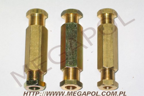 AKCESORIA - Łączniki -  - Złączka rury miedzianej 6/8/10x1/12x1mm-kpl