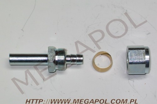 AKCESORIA - Złączki rury PCV -  - 1.Złączka prosta rury PCV8mm/Cu8