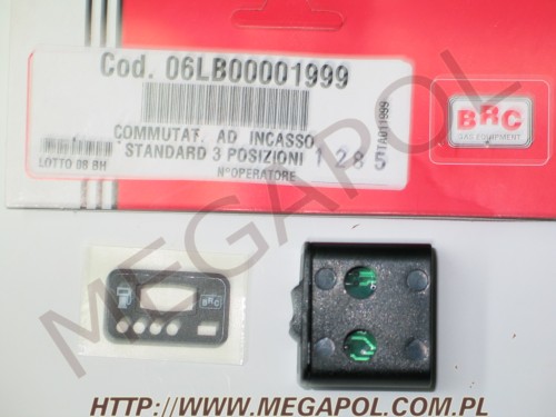 CENTRALKI - Do wtrysku -  - BRC 06LB00001999 JUST centralka/przełącznik