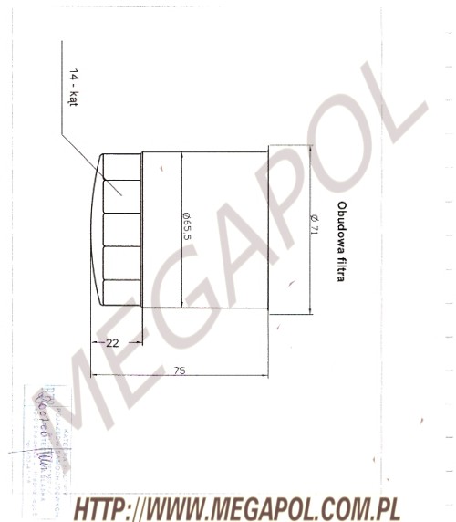 FILTRY DO LPG - Filtry Fazy Lotnej  -  - FL-02 czarny 