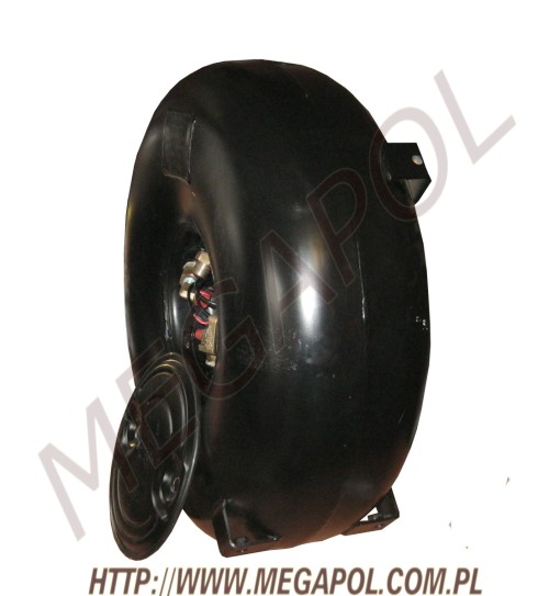 ZBIORNIKI TOROIDALNE - Toroidalne stojace -  - 630/H220/53,5L/ZTW Polmocom (TDT do 2027r.) pionowy z zaworami