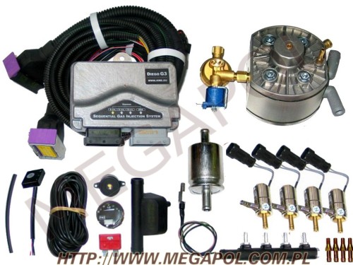 WTRYSKI KME - KME DIEGO 4 cyl. -  - 6.Wtrysk Diego G3/KME Silver/ Magic Jet 4 x 1cyl.