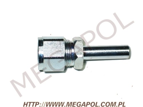 AKCESORIA - Złączki rury PCV -  - 1.Złączka prosta rury PCV8mm/Cu8