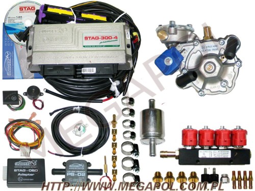 WTRYSKI AC - Stag Premium 4 cyl. -  - 2.Wtrysk STAG 300 Premium/Alaska/Valtek 3ohm/4cyl 