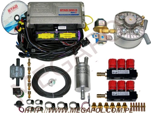 WTRYSKI AC - Stag 300 ISA2/6 cyl. -  - 2.Wtrysk STAG 300 ISA2  KME Silver/Valtek 3ohm - 6 cylindrów