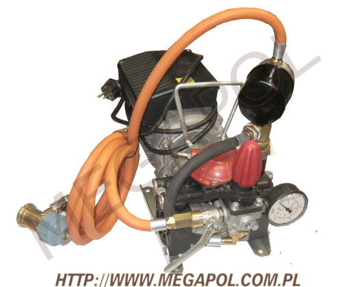 POMPY - Do układu LPG -  - Pompa membranowa 29bar/silnik HP1.25/kpl (z wężami i pistoletem)