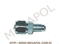 AKCESORIA - Złączki rury PCV -  - 3.Złączka prosta rury PCV8mm/M12x1mm