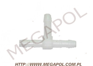 Sprzedaż Hurtowa (towary na zamówienie) - NP WSZYSTKIE - DETAL (OD RĘKI) - Trójnik plastikowy do wody o4x4x4 - Water T Plastic o4x4x4 (NK3210)