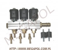 WTRYSKIWACZE - 3-cylindrowe -  - AC W01-3cyl.2ohm/normal/srebrna