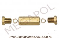 AKCESORIA - Łączniki -  - Złączka rury miedzianej 10mm/8mm (gwint 14x1mm/12x1mm)