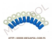 ELEKTRYKA - Konektory -  - Konektor oczkowy izolowany 5.3mm - 10 szt.