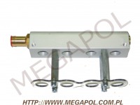 WTRYSKIWACZE - Korpusy listwy -  - HANA Korpus listwy/metal - 4 cylindry