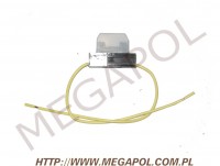 ELEKTRYKA - Bezpieczniki -  - Oprawa bezpiecznika z kablami 37x27x8/0.75mm/żółta