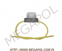 ELEKTRYKA - Bezpieczniki -  - Oprawa bezpiecznika z kablami 37x27x8/1.5mm/żółta