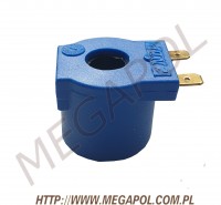 AKCESORIA - Cewki zaworów -  - z.Cewka elektrozaworu NP (h-32/otwór-12mm/12V/14,5W) niebieska