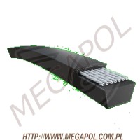 Paski klinowe wielorowkowe - Paski klinowe klasyczne -  - Pas klinowy , Typ: 8, Material: DIN 2215, Wymiary: 374 Lw - 355 Li, 