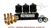 WTRYSKIWACZE - 3-cylindrowe -  - RAIL IG1 3cyl.3ohm (4 króćce)