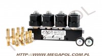 WTRYSKIWACZE - 4-cylindrowe -  - RAIL IG1 4cyl.3ohm (4 króćce)