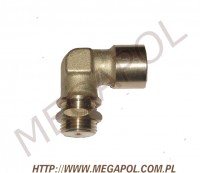 AKCESORIA - Redukcje -  - Redukcja sondy lambda kątowa 18x1.5mm/4mm z nakrętką