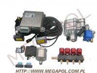 WTRYSKI DTGas - GAS TECH -  - Wtrysk GT704Pro-Alaska/Valtek 3ohm/4cylindry