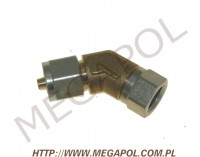 AKCESORIA - Złączki rury PCV -  - Złączka kątowa rury PCV8mm/1/2UNF/135 stopni do Holendra