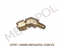 AKCESORIA - Złączki rury PCV -  - Złączka kątowa rury PCV6mm/10x1/Cu/135st