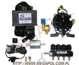 WTRYSKI AGCentrum - Compact 4cyl. - 2.Wtrysk Compact ( AC150 / Rail AGC 3ohm) 4 cyl.
