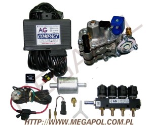 WTRYSKI AGCentrum - Compact 4cyl. - 2.Wtrysk Compact ( Alaska / Rail AGC 3ohm) 4 cyl.