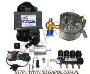 WTRYSKI AGCentrum - Compact 4cyl. - 2.Wtrysk Compact ( KME Silver / Rail AGC 3ohm) 4 cyl.