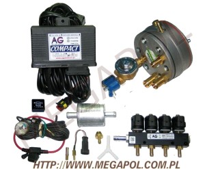WTRYSKI AGCentrum - Compact 4cyl. - 2.Wtrysk Compact ( Zavoli Zeta N / Rail AGC 3ohm) 4 cyl.