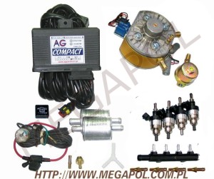 WTRYSKI AGCentrum - Compact 4cyl. - 6.Wtrysk Compact ( KME Gold / Hana H2001 ) 4 cyl.