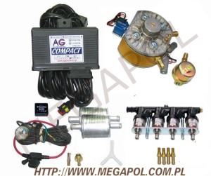 WTRYSKI AGCentrum - Compact 4cyl. - 7.Wtrysk Compact ( KME Gold / Hana H2001 listwa ) 4 cyl.