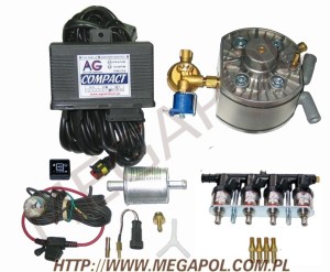 WTRYSKI AGCentrum - Compact 4cyl. - 7.Wtrysk Compact ( KME Silver / Hana H2001 listwa ) 4 cyl.