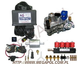 WTRYSKI AGCentrum - Compact 4cyl. - 1.Wtrysk Compact ( Alaska / Valtek 3ohm) 4 cyl.