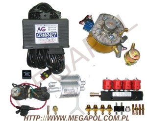 WTRYSKI AGCentrum - Compact 4cyl. - 1.Wtrysk Compact ( KME Gold / Valtek 3ohm) 4 cyl.