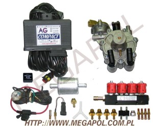 WTRYSKI AGCentrum - Compact 4cyl. - 1.Wtrysk Compact ( Vito / Valtek 3ohm) 4 cyl.