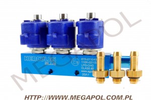 WTRYSKIWACZE - 3-cylindrowe - Hercules Blue AGC 2ohm(E9)67R011030 3cylindry