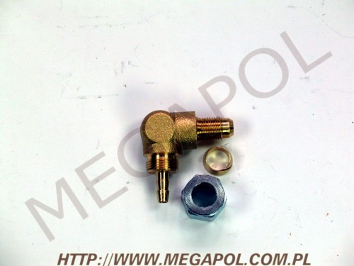 AKCESORIA - Złączki rury PCV -  - Złączka kątowa rury PCV6mm/10x1/90st