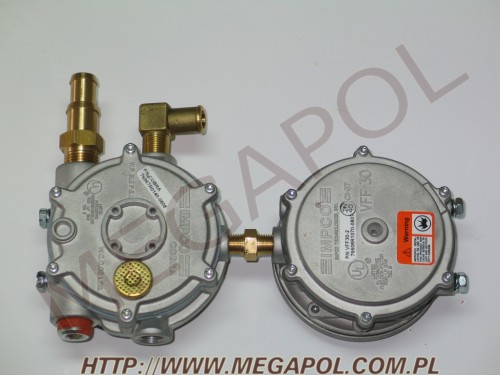 WÓZKI WIDŁOWE - Części Impco -  -  RK-COBRA kolanko wejście /wyjście wody, E2 3/8-5/8 NPT/d16mm aluminiowe