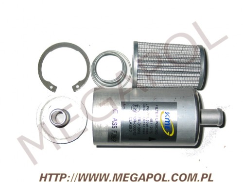 FILTRY DO LPG - Wkłady filtra -  - Wkład KME H-62/42/39/17/0mm - poliester z siatką