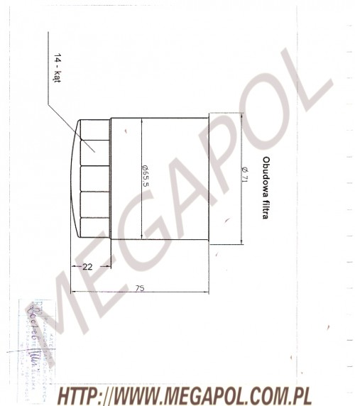 FILTRY DO LPG - Filtry Fazy Lotnej  -  - FL-02 srebrny