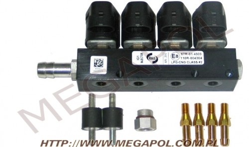 WTRYSKIWACZE - 4-cylindrowe -  - RAIL IG1 4cyl.3ohm (4 króćce)
