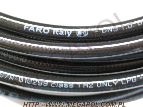 PRZEWODY DO LPG - Rura PCV do Lpg -  - Rura PCV Faro DN5mm (E13 67R010299) lpg (przepływ lpg jak w Cu6) 