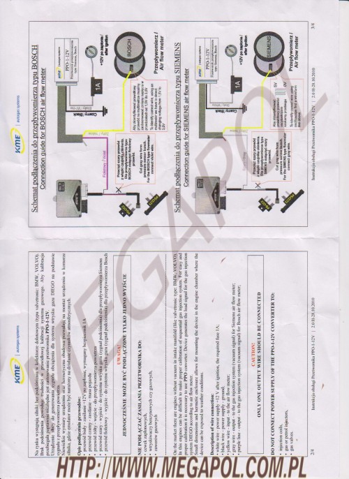 EMULATORY - Pozostałe -  - Przetwornik przepływomierza Siemens/Bosch PPO-1-12V