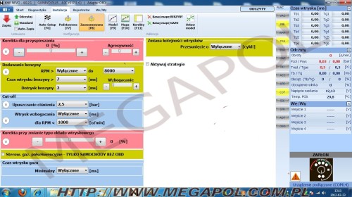 WTRYSKI KME - KME NEVO Plus 6 cyl -  - 4.Wtrysk NEVO Plus/Artic/Hana H2001 listwa/6cyl.